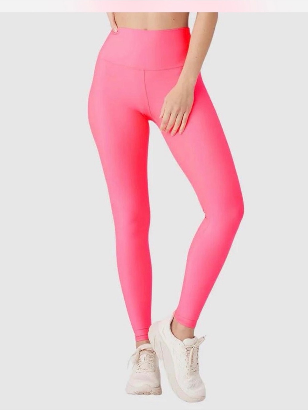 ALO Yoga Neon Pink High-Waist Leggings
